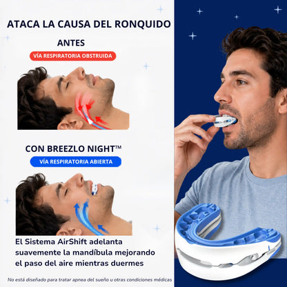 Breezlo Night™ Sistema Profesional Antirronquidos